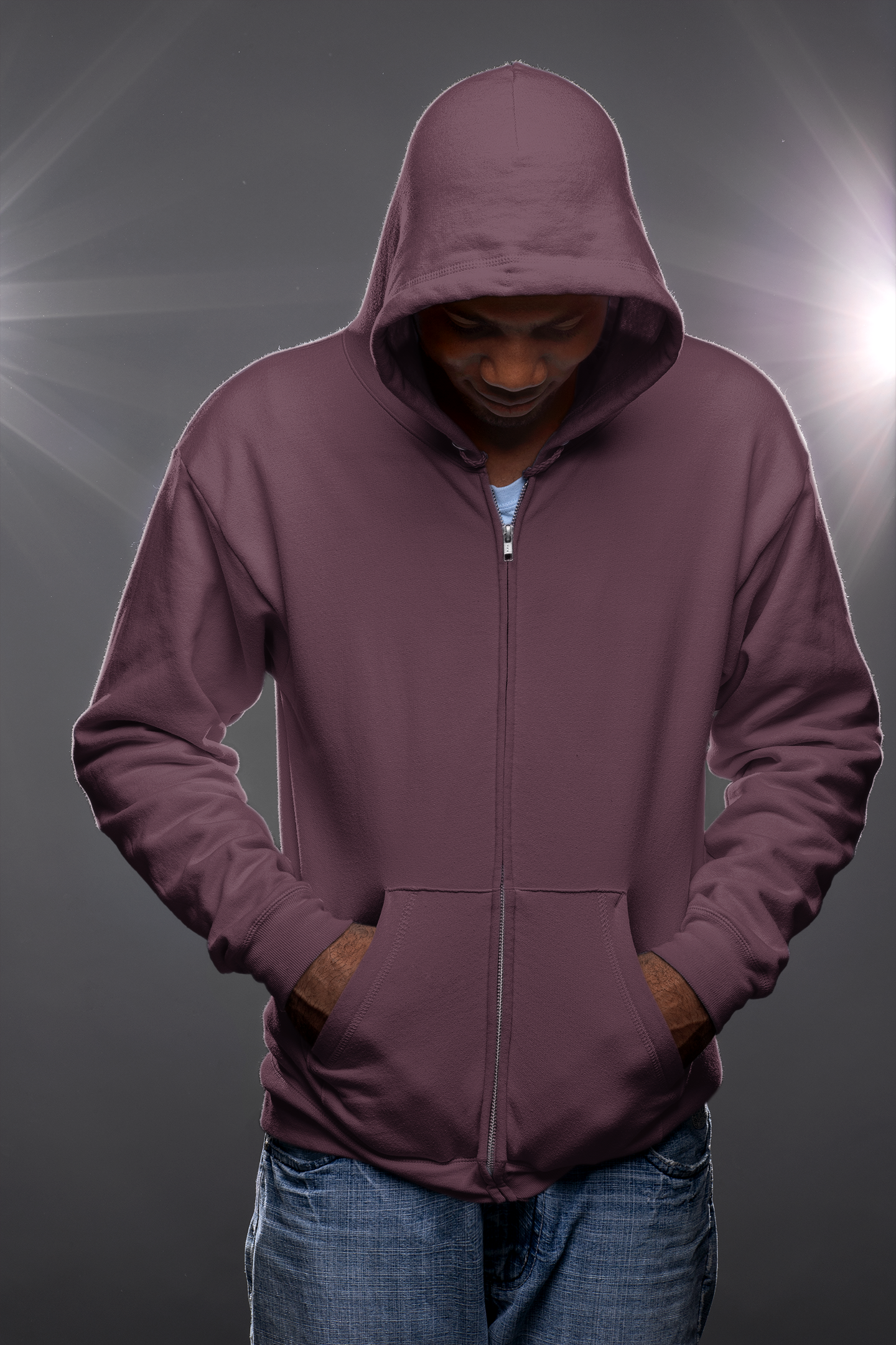Maroon Snowsoft Unisex Zipper Hoodie