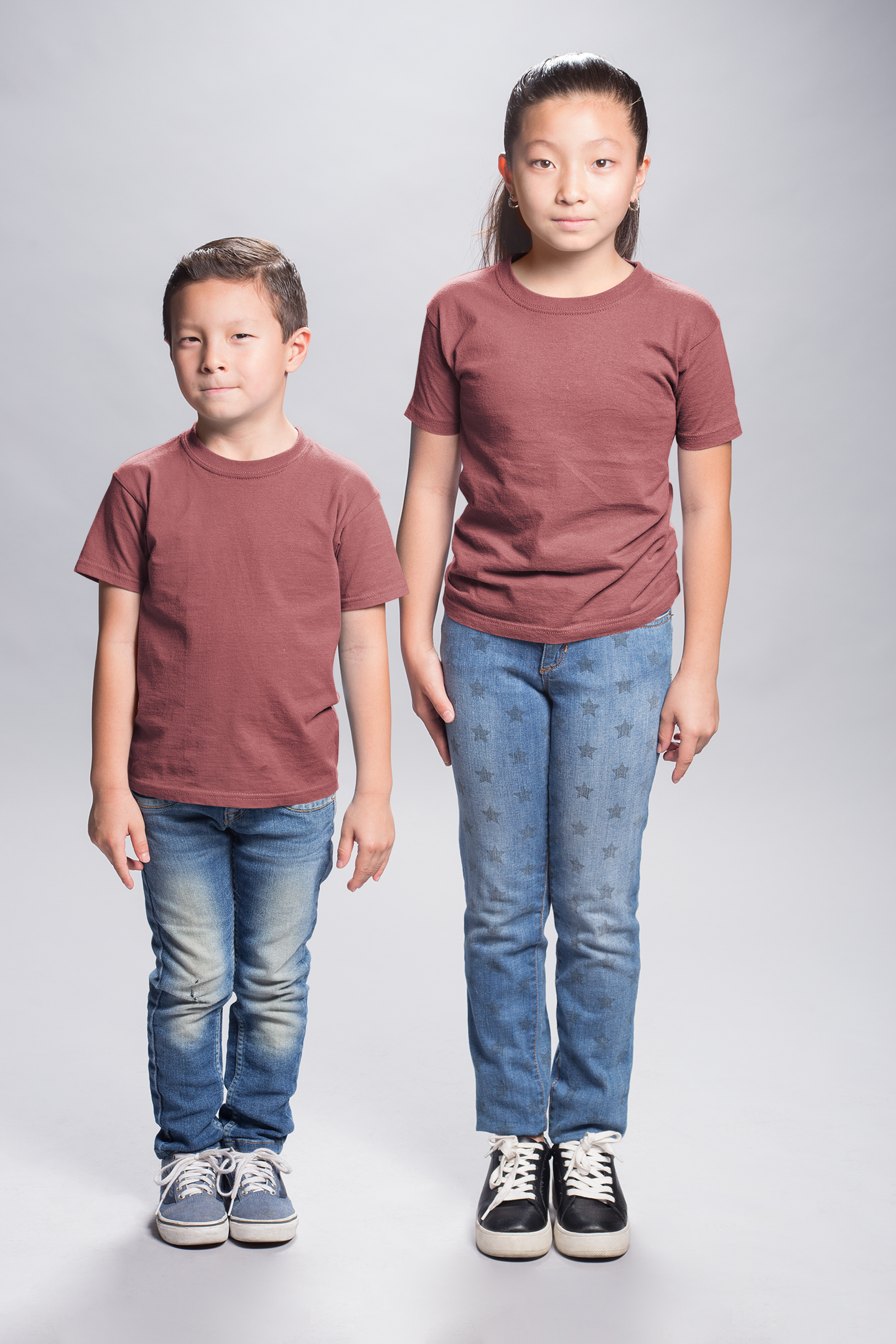 Red Kids Premium 160 Round Neck