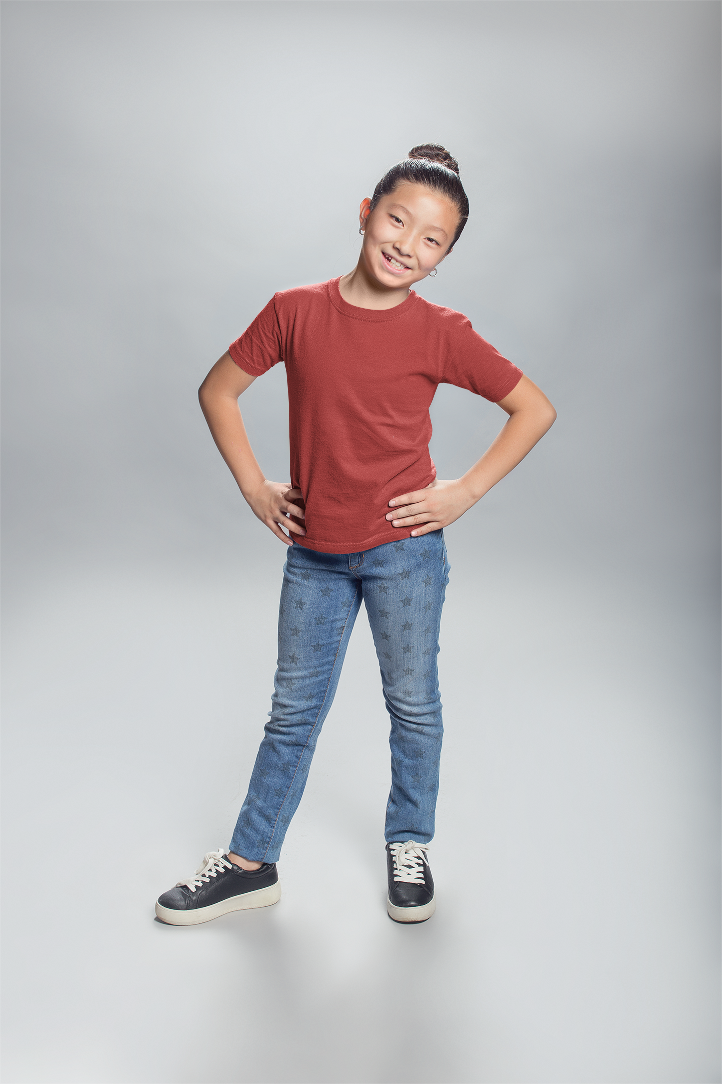 Red Kids Premium 160 Toddler Round Neck