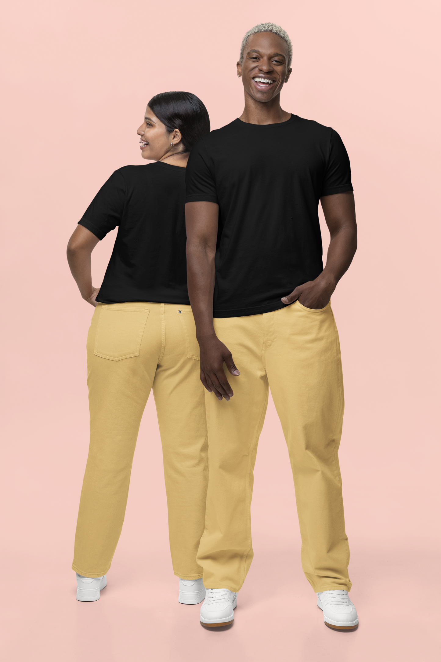 Black Premium Supima 180 GSM Unisex Round Neck