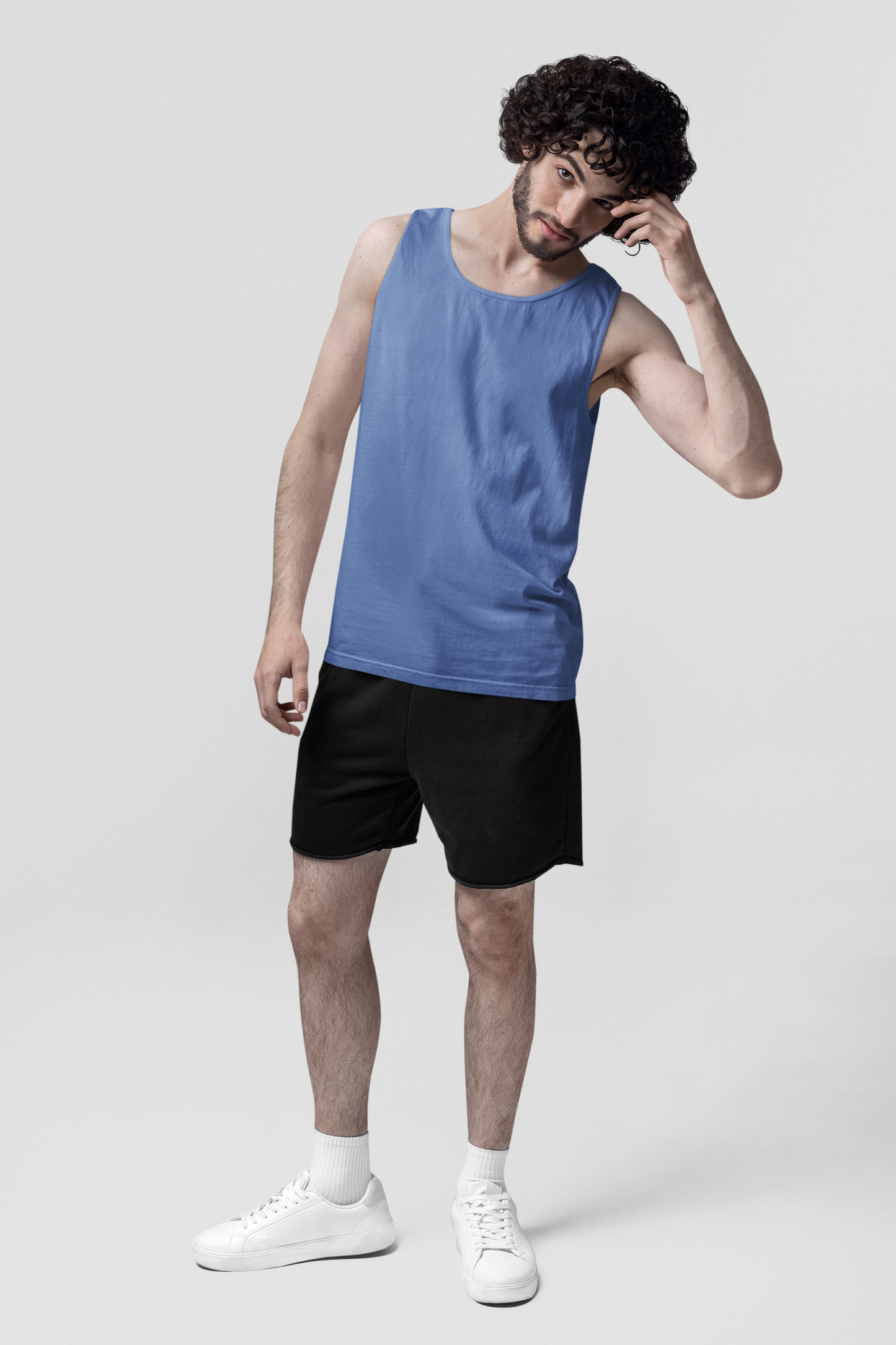Royal Blue Men Premium 160 Tank Top