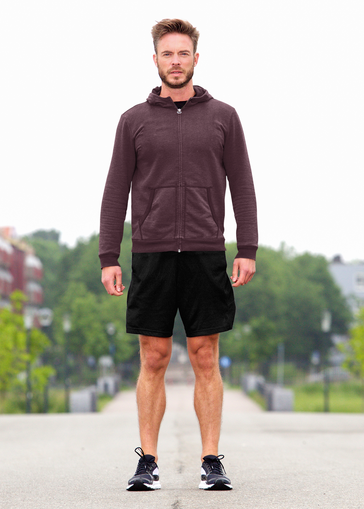 Maroon Snowsoft Unisex Zipper Hoodie