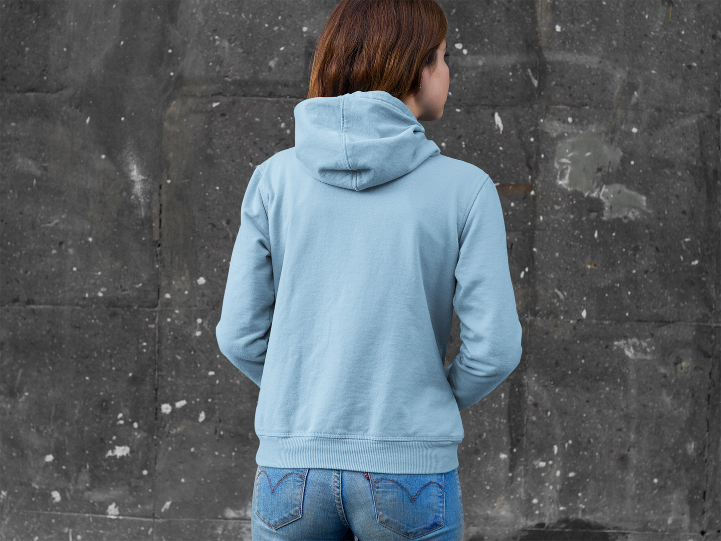 Baby Blue Snowsoft Unisex Zipper Hoodie