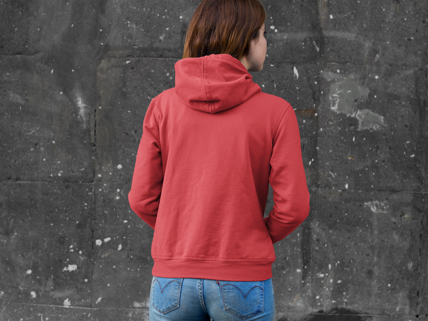 Red Snowsoft Unisex Zipper Hoodie