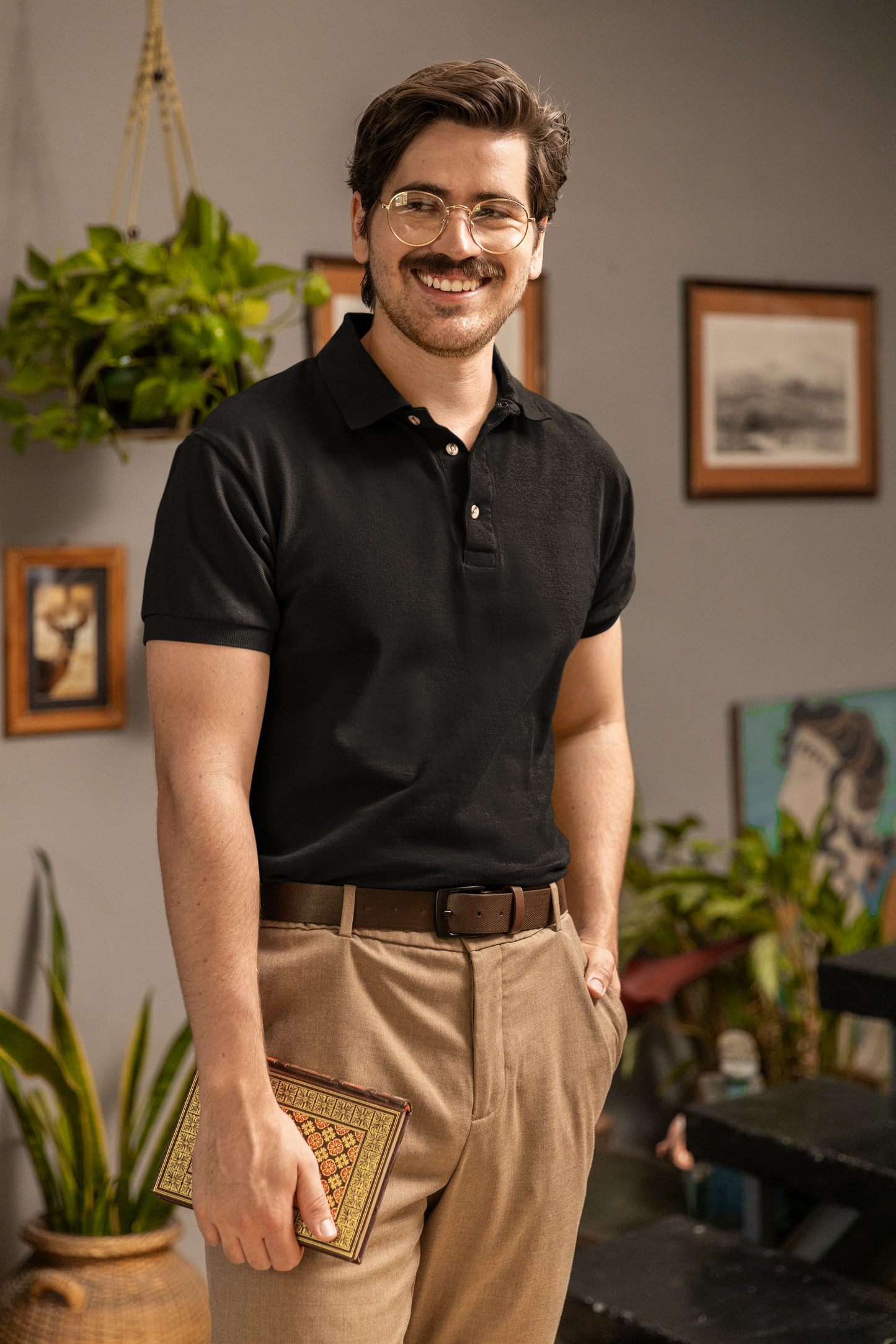 Black Plus Polo Unisex Polo