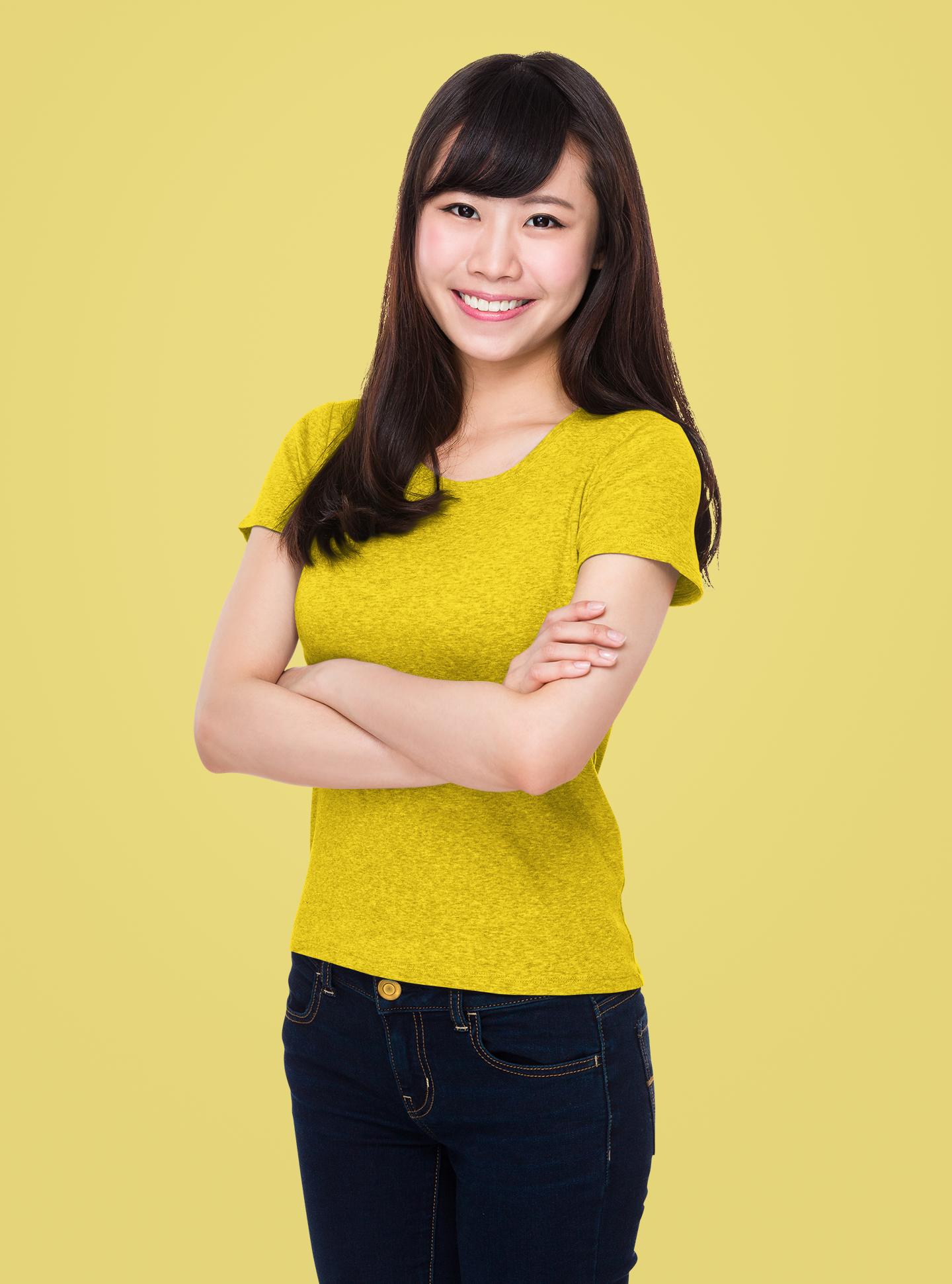 Yellow Platinum 180 GSM Unisex Round Neck