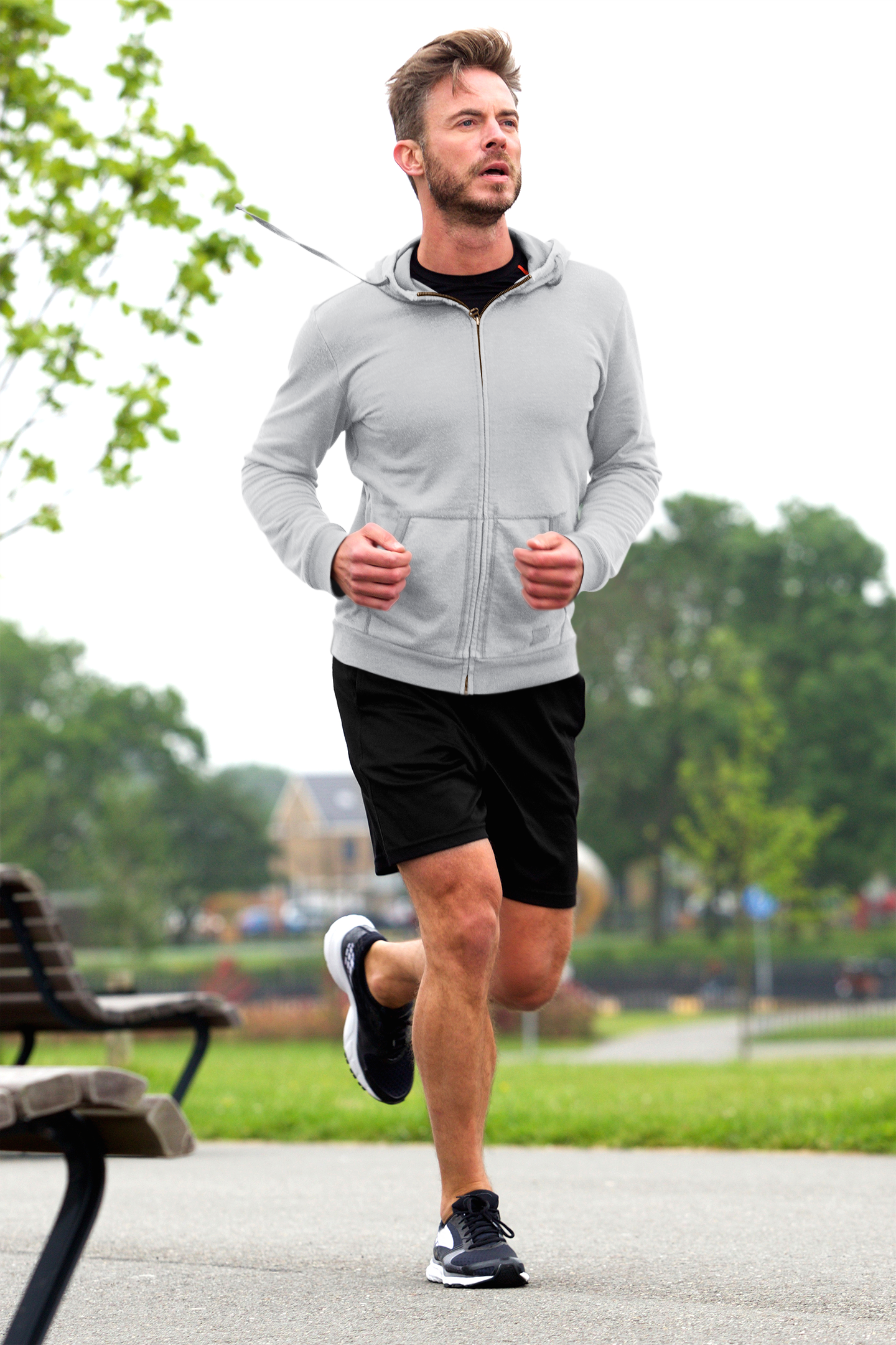 Grey HTR Snowsoft Unisex Zipper Hoodie