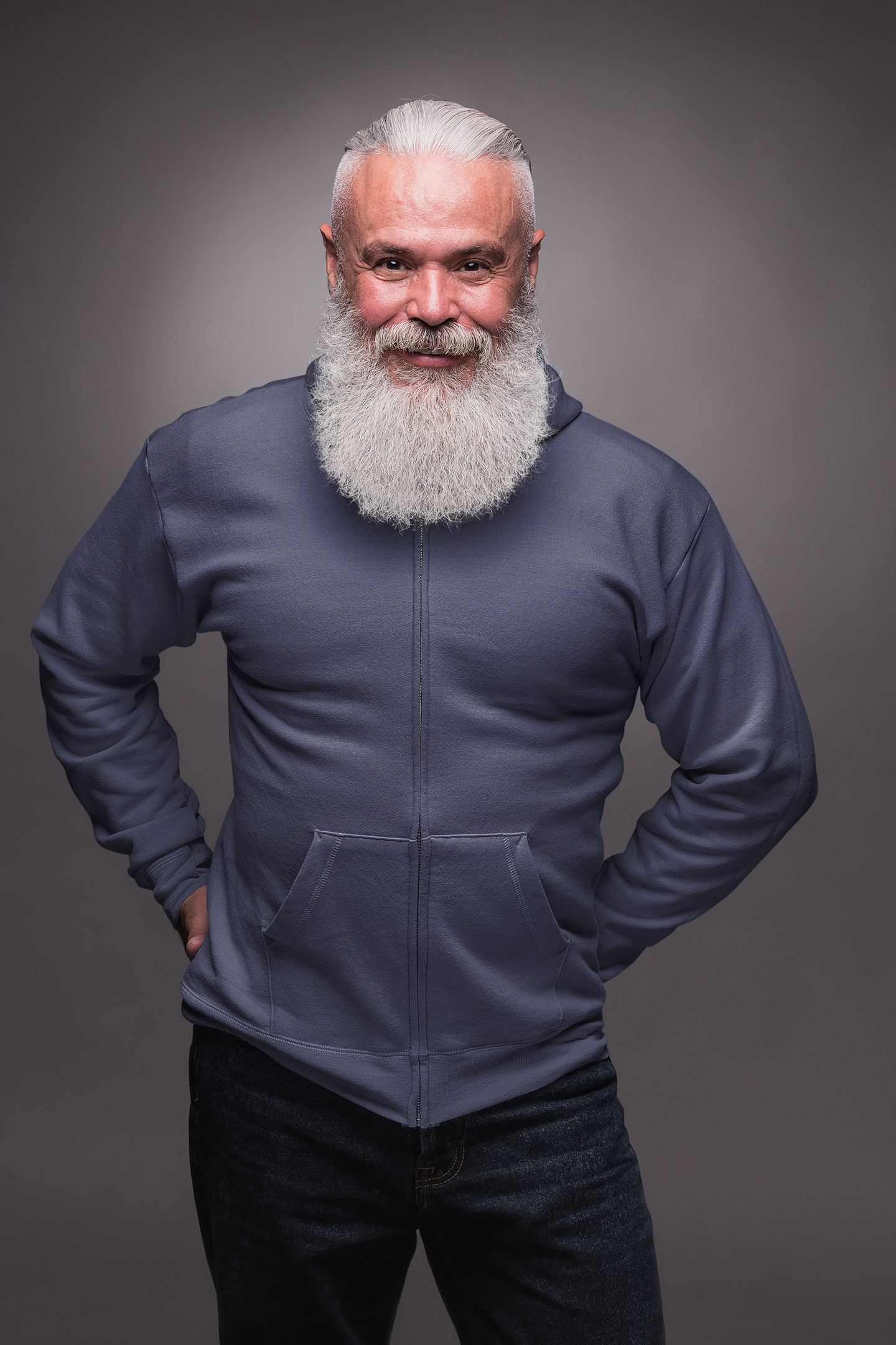 Navy Blue Snowsoft Unisex Zipper Hoodie