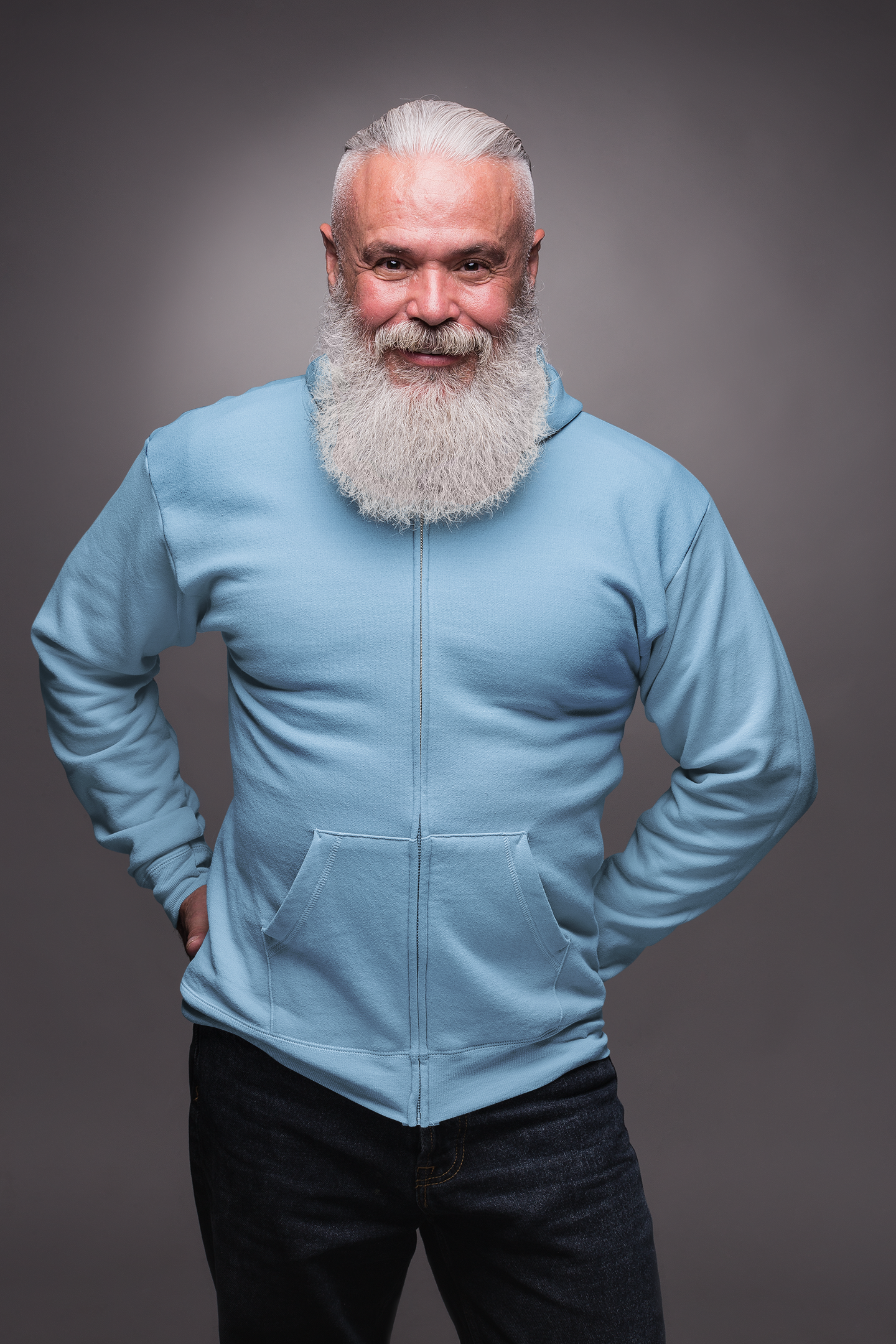 Baby Blue Snowsoft Unisex Zipper Hoodie