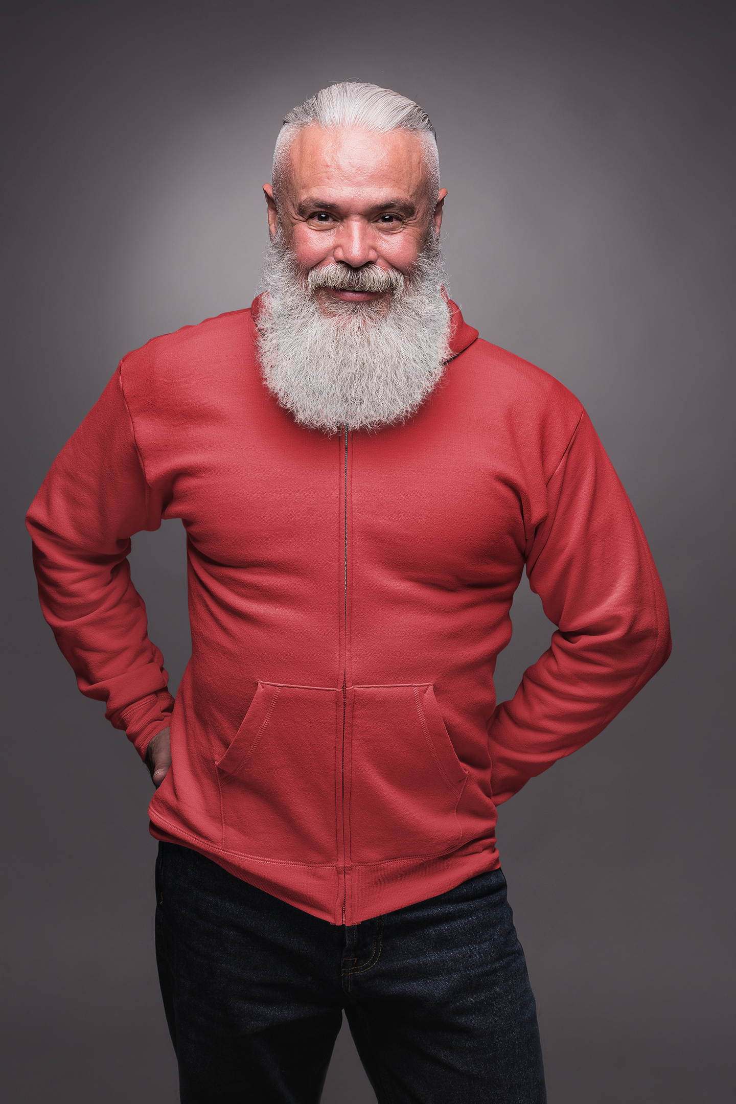 Red Snowsoft Unisex Zipper Hoodie