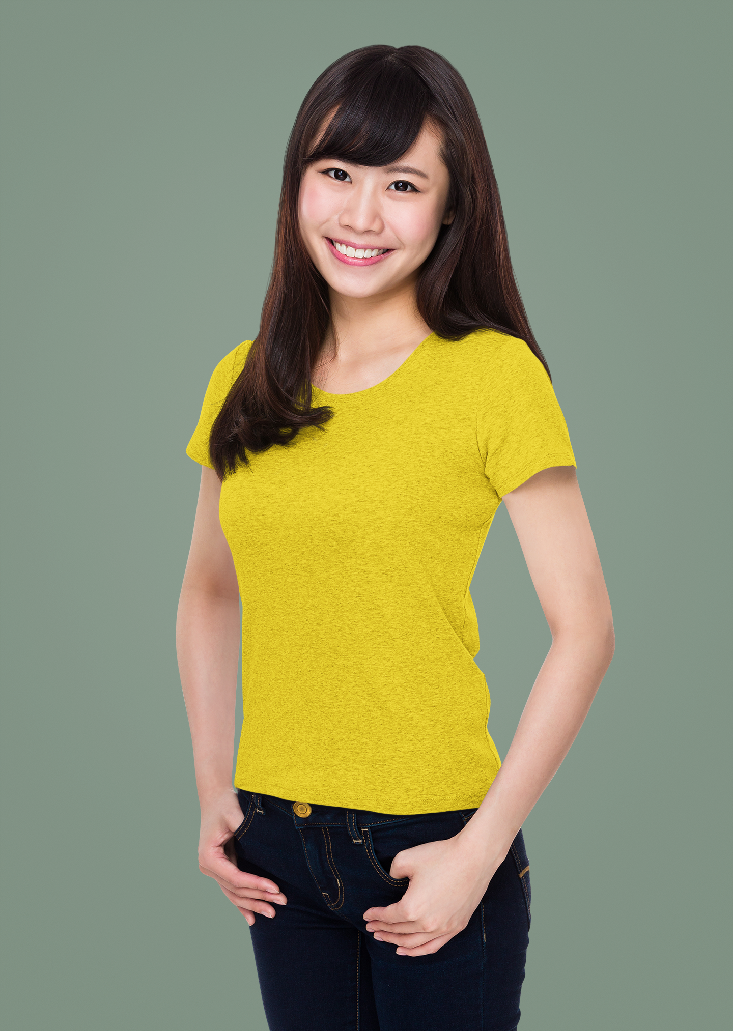 Yellow Platinum 180 GSM Unisex Round Neck