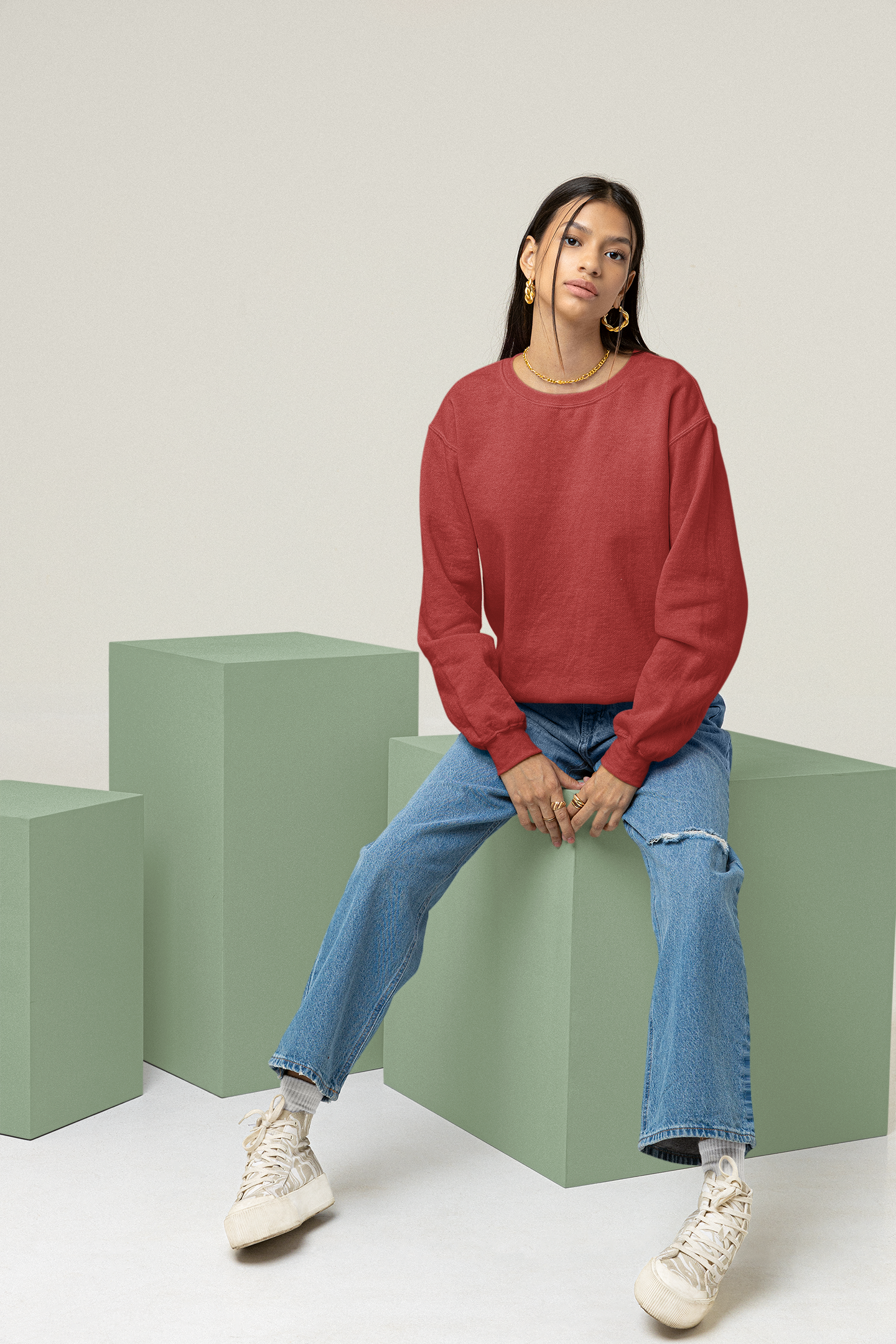Red Snowsoft Unisex Sweatshirt