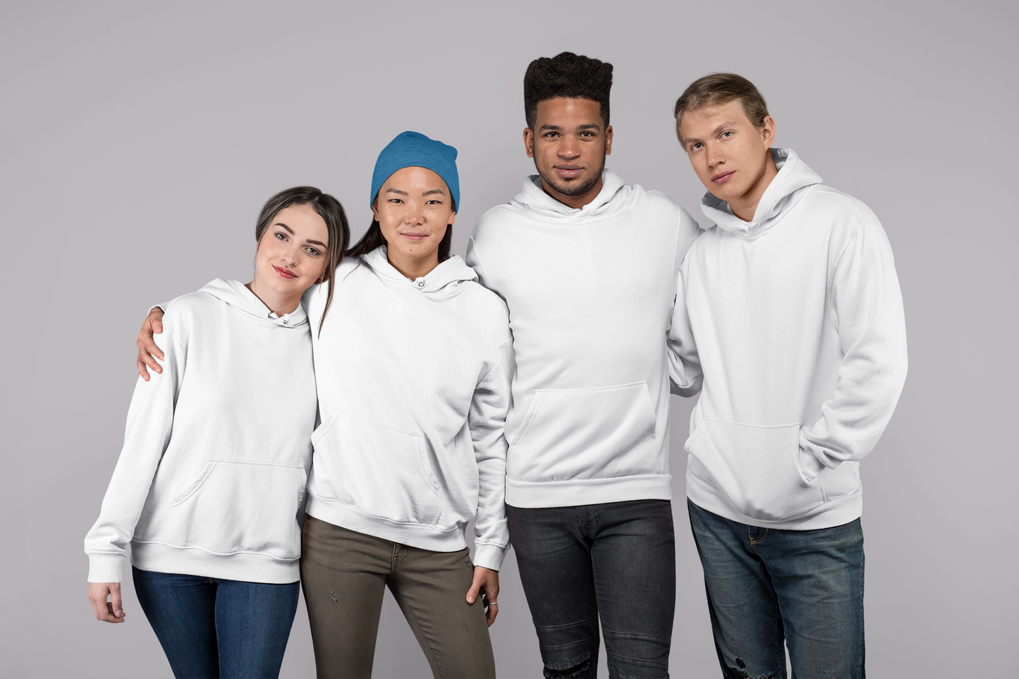 White Snowsoft Unisex Pullover Hoodie
