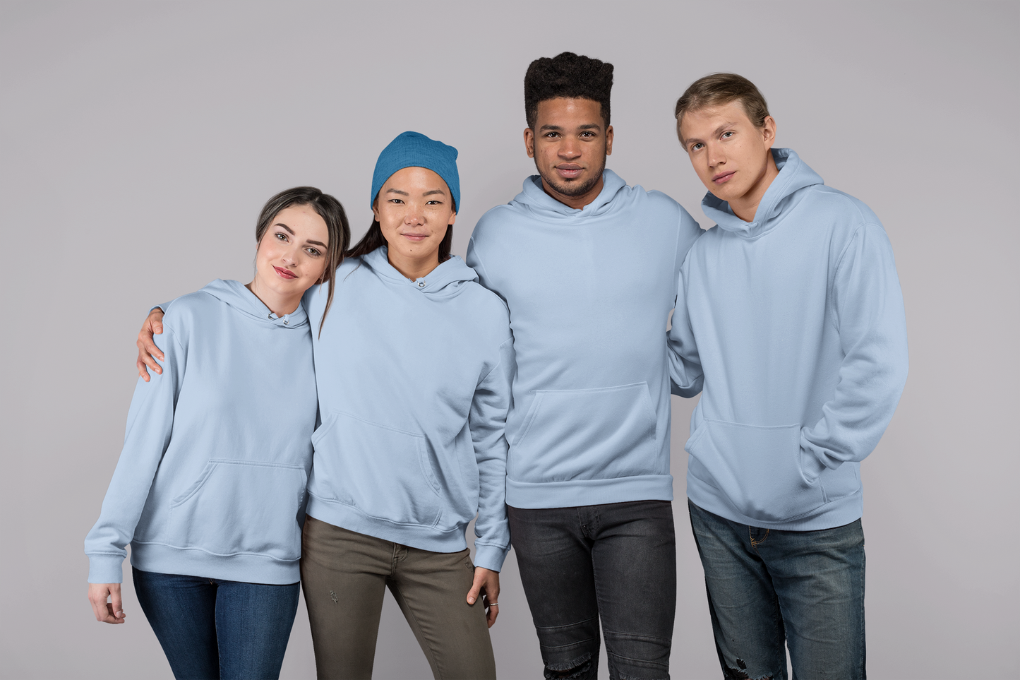 Baby Blue Snowsoft Unisex Pullover Hoodie