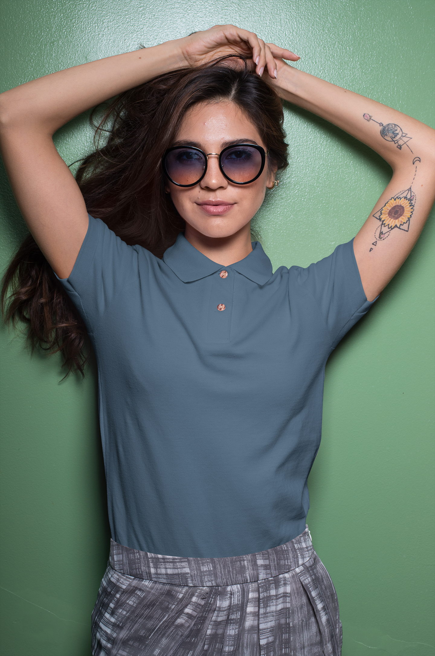Petrol Blue Executive Unisex Polo