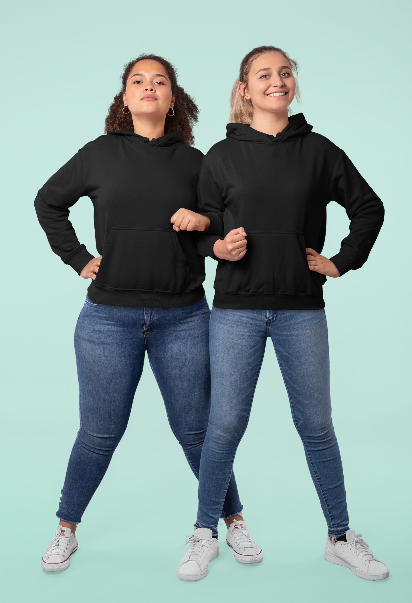 Black Snowsoft Unisex Pullover Hoodie