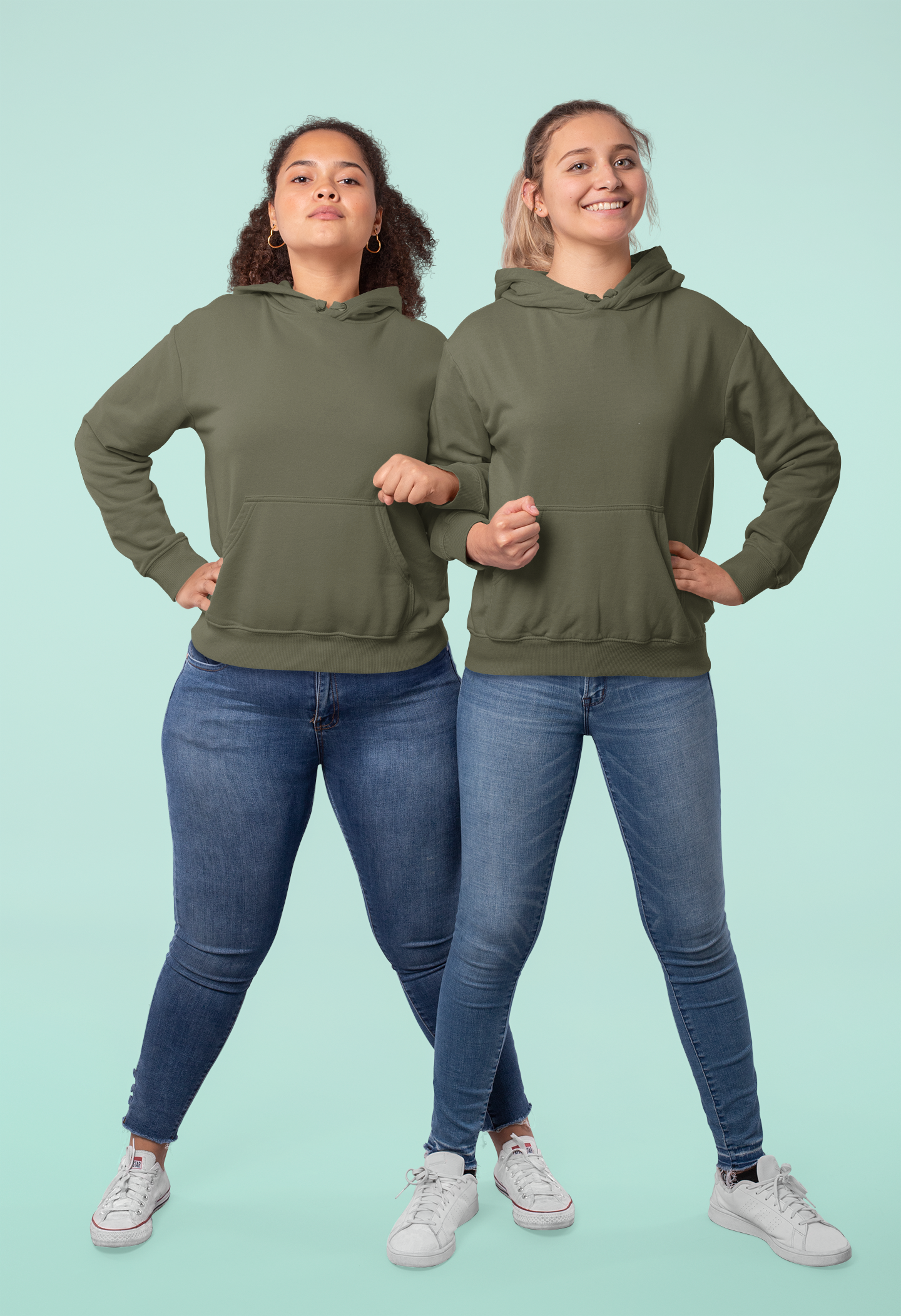 Olive Green Snowsoft Unisex Pullover Hoodie