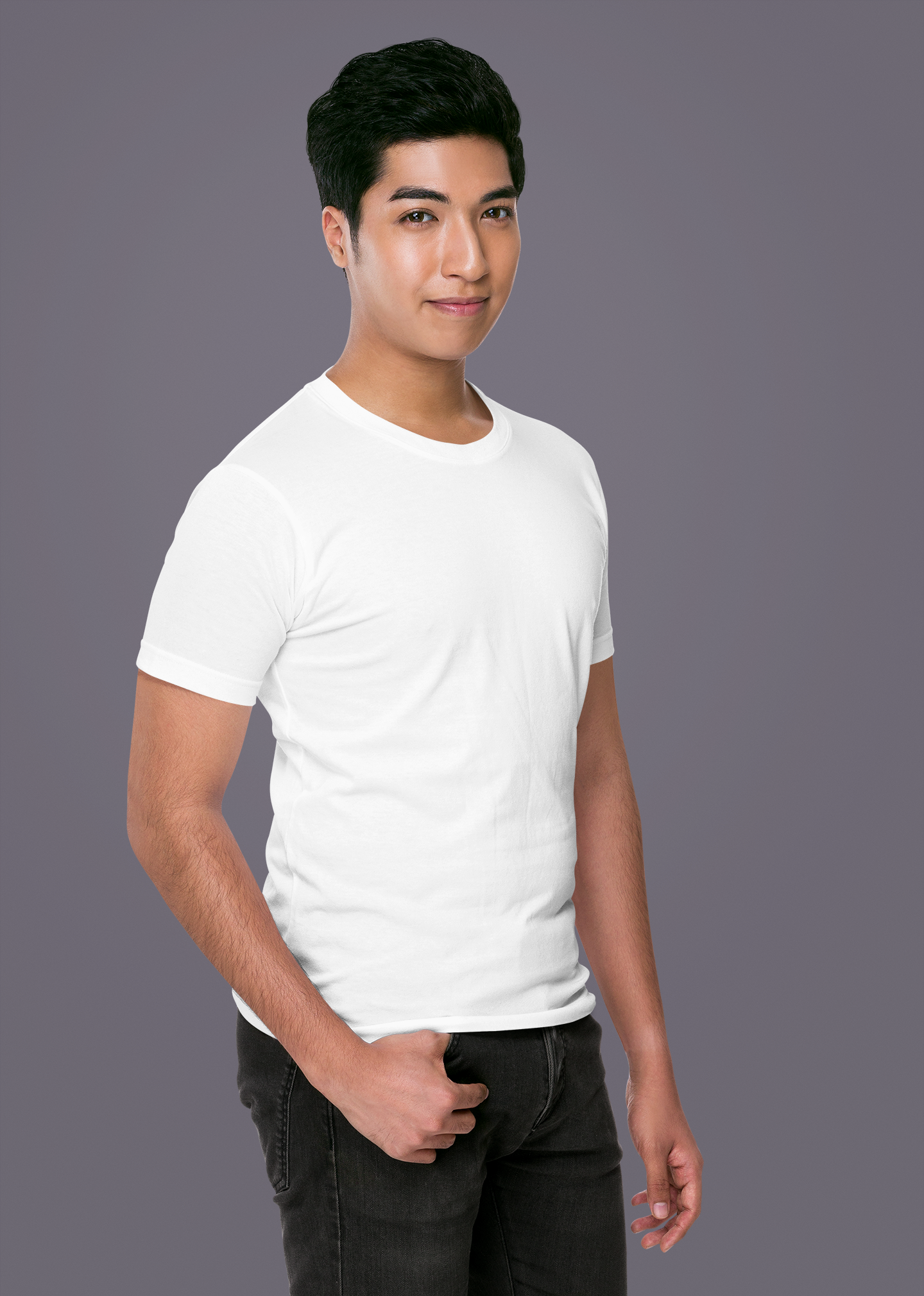 White Premium 160 GSM Unisex Round Neck