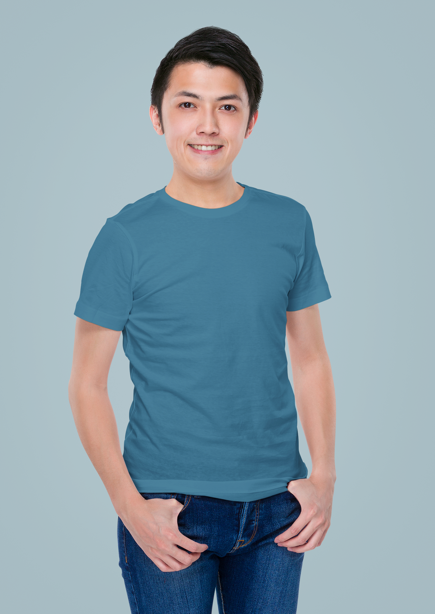 Petrol Blue Premium 160 GSM Unisex Round Neck