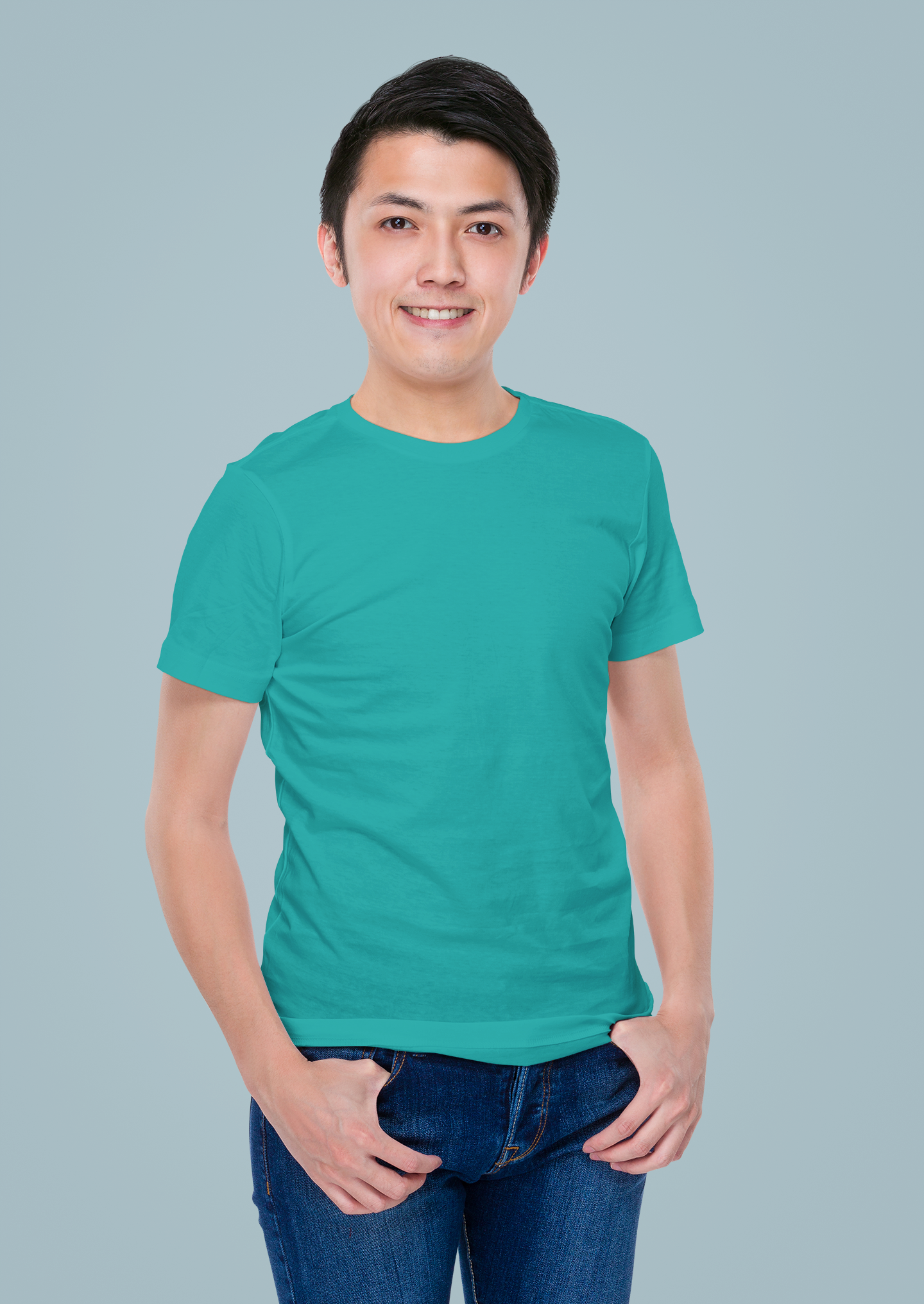 Teal Premium 160 GSM Unisex Round Neck