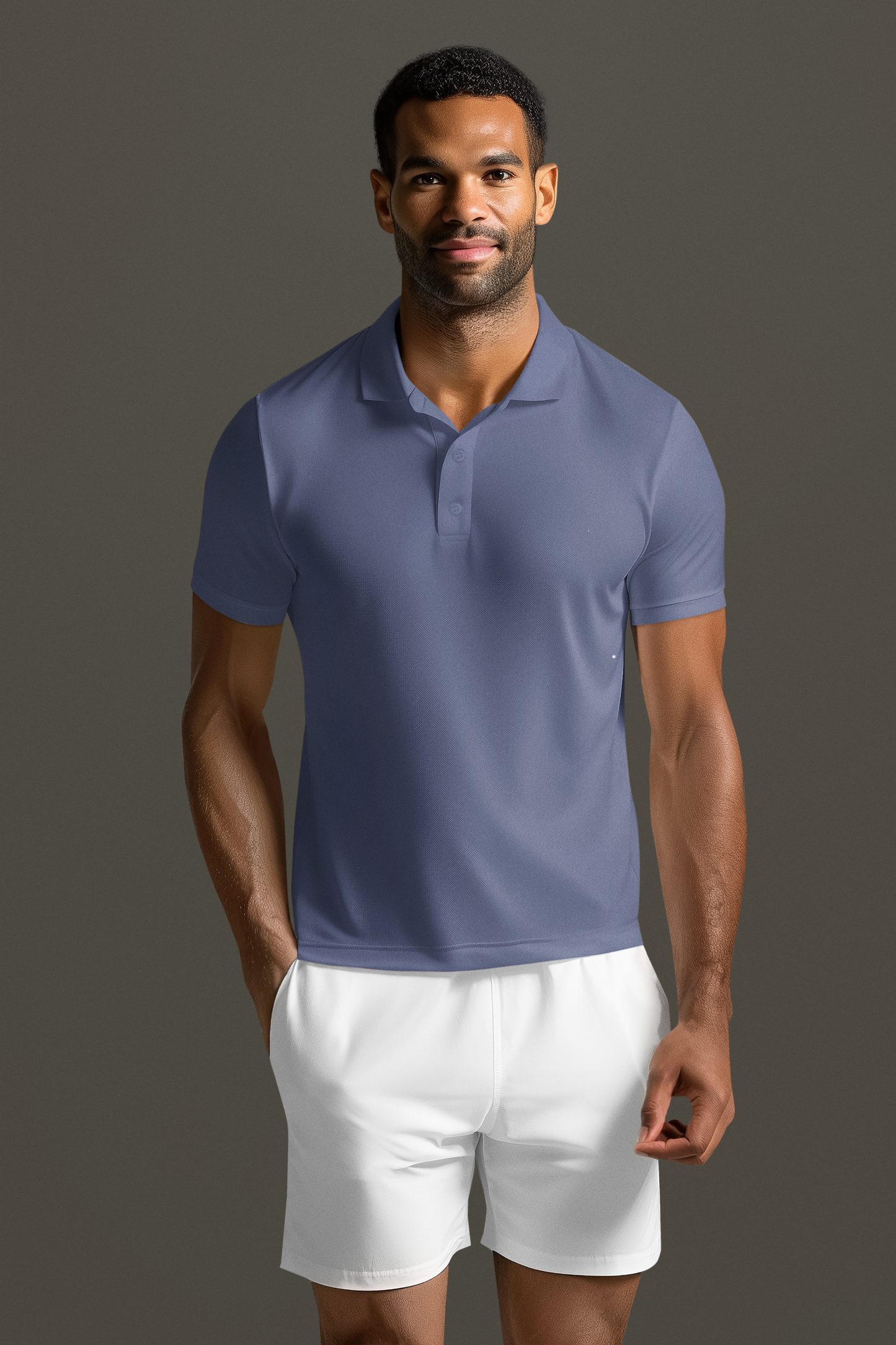 Marlin Blue Executive Unisex Polo