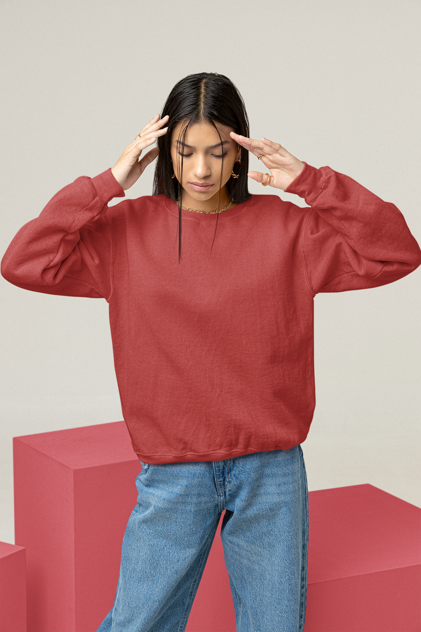 Red Snowsoft Unisex Sweatshirt