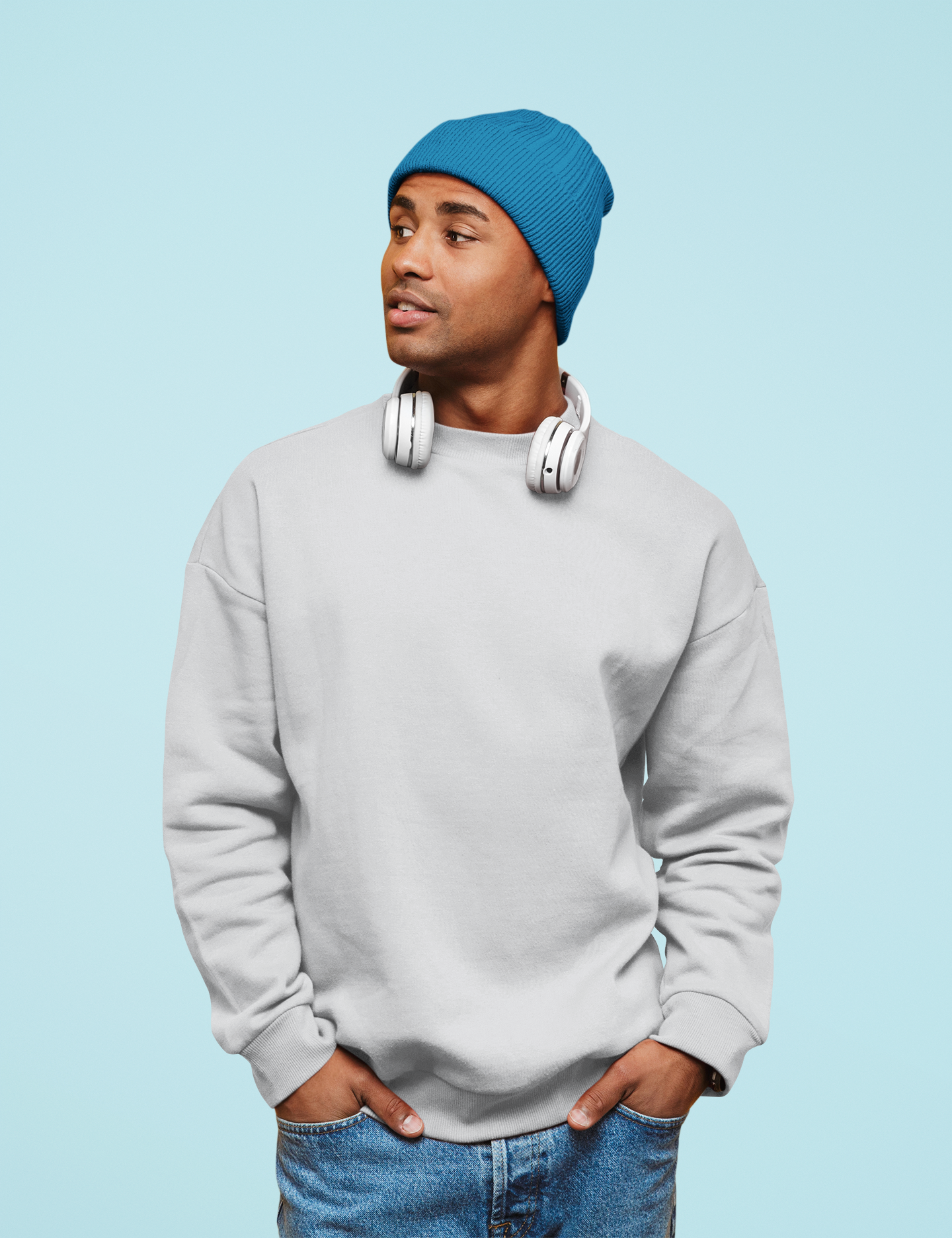 Grey HTR Snowsoft Unisex Sweatshirt