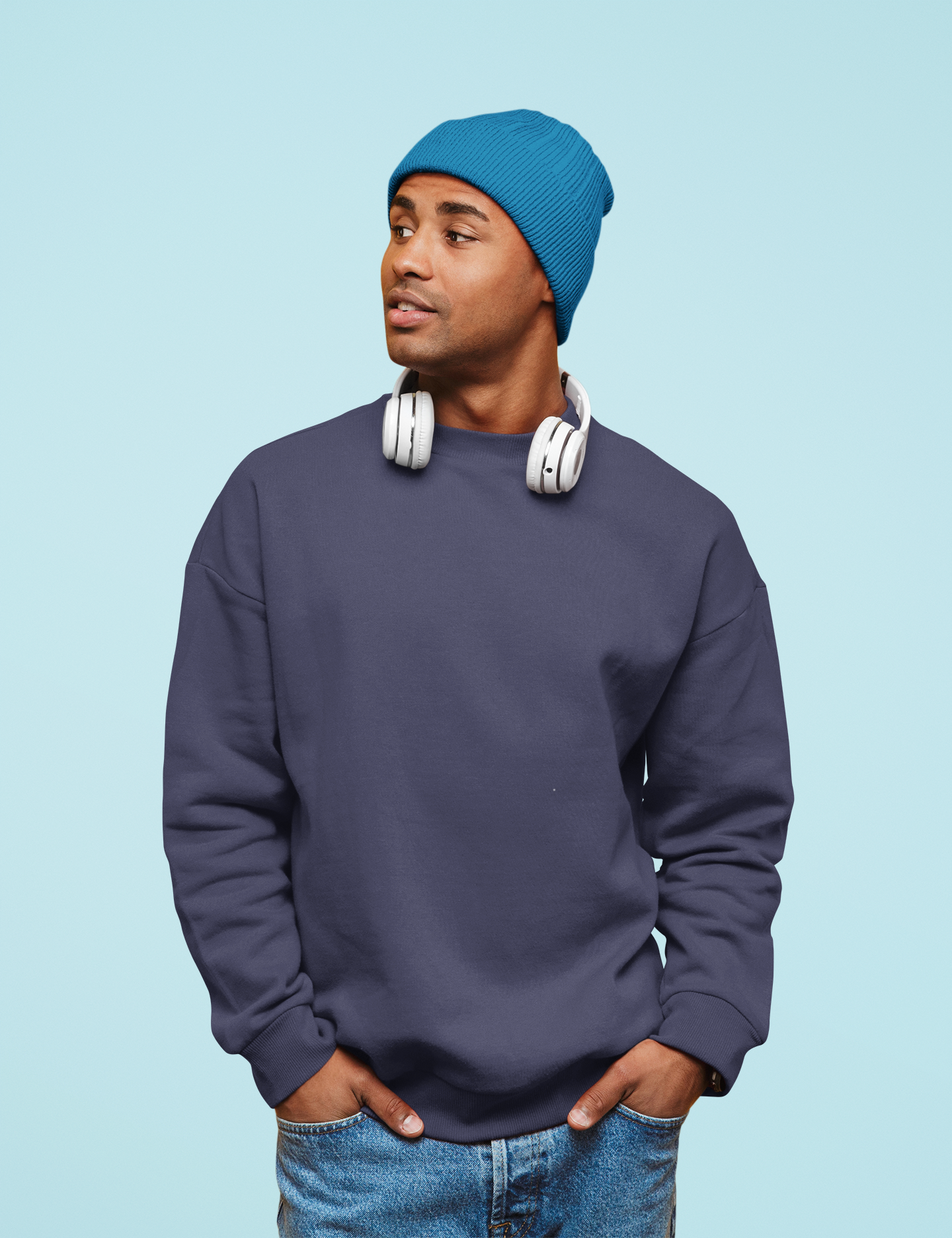 Navy Blue Snowsoft Unisex Sweatshirt
