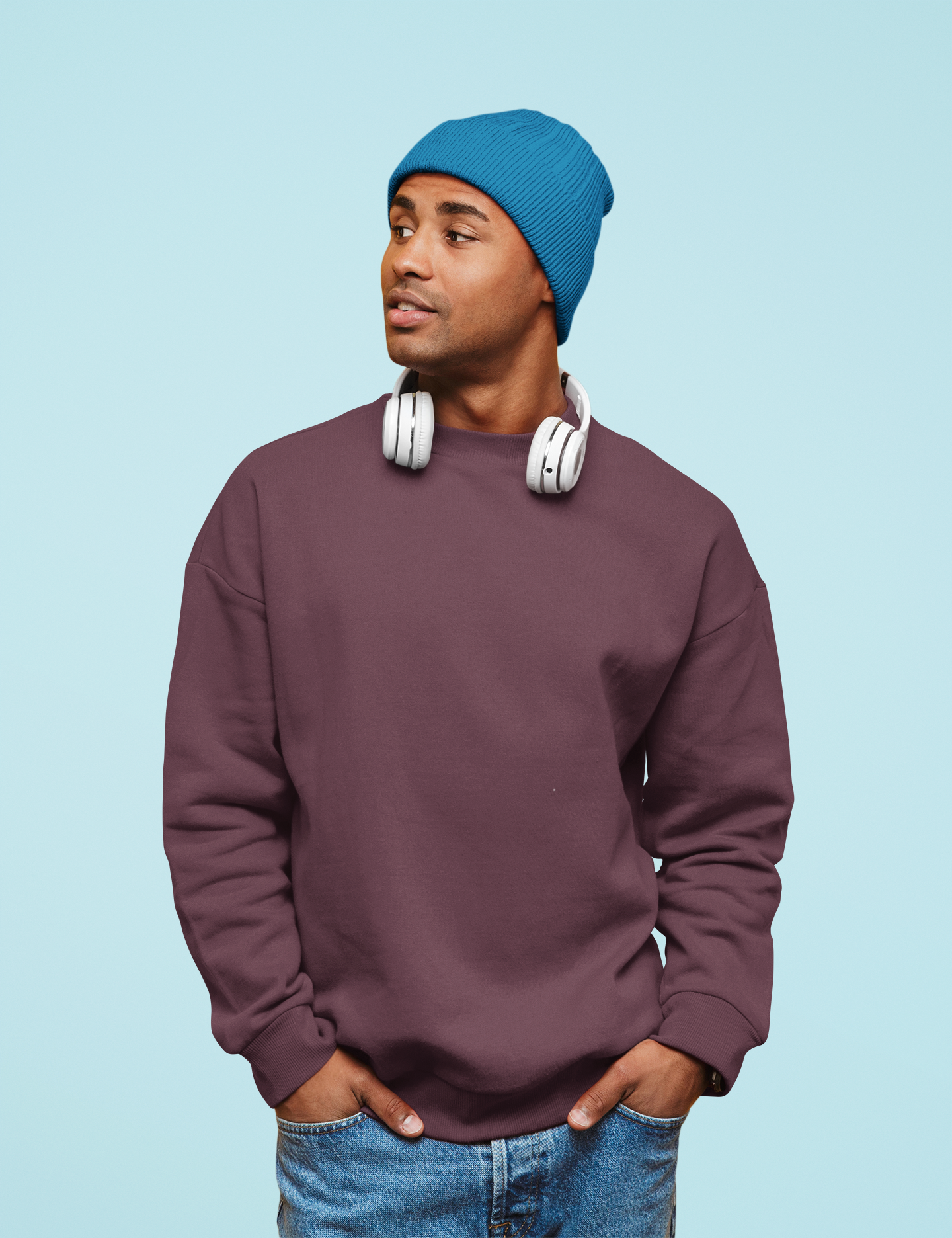 Maroon Snowsoft Unisex Sweatshirt