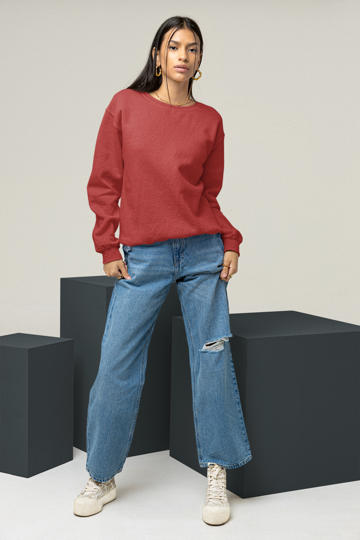 Red Snowsoft Unisex Sweatshirt