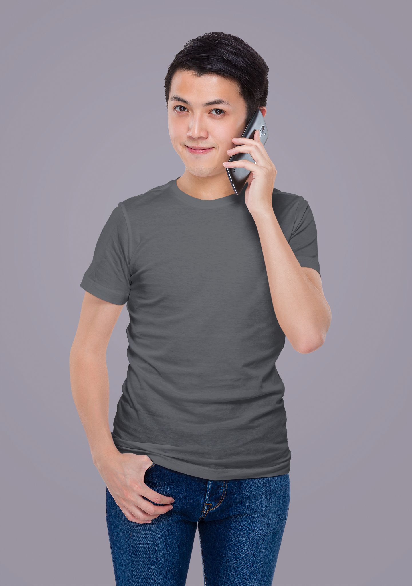 Asphalt Premium 160 GSM Unisex Round Neck