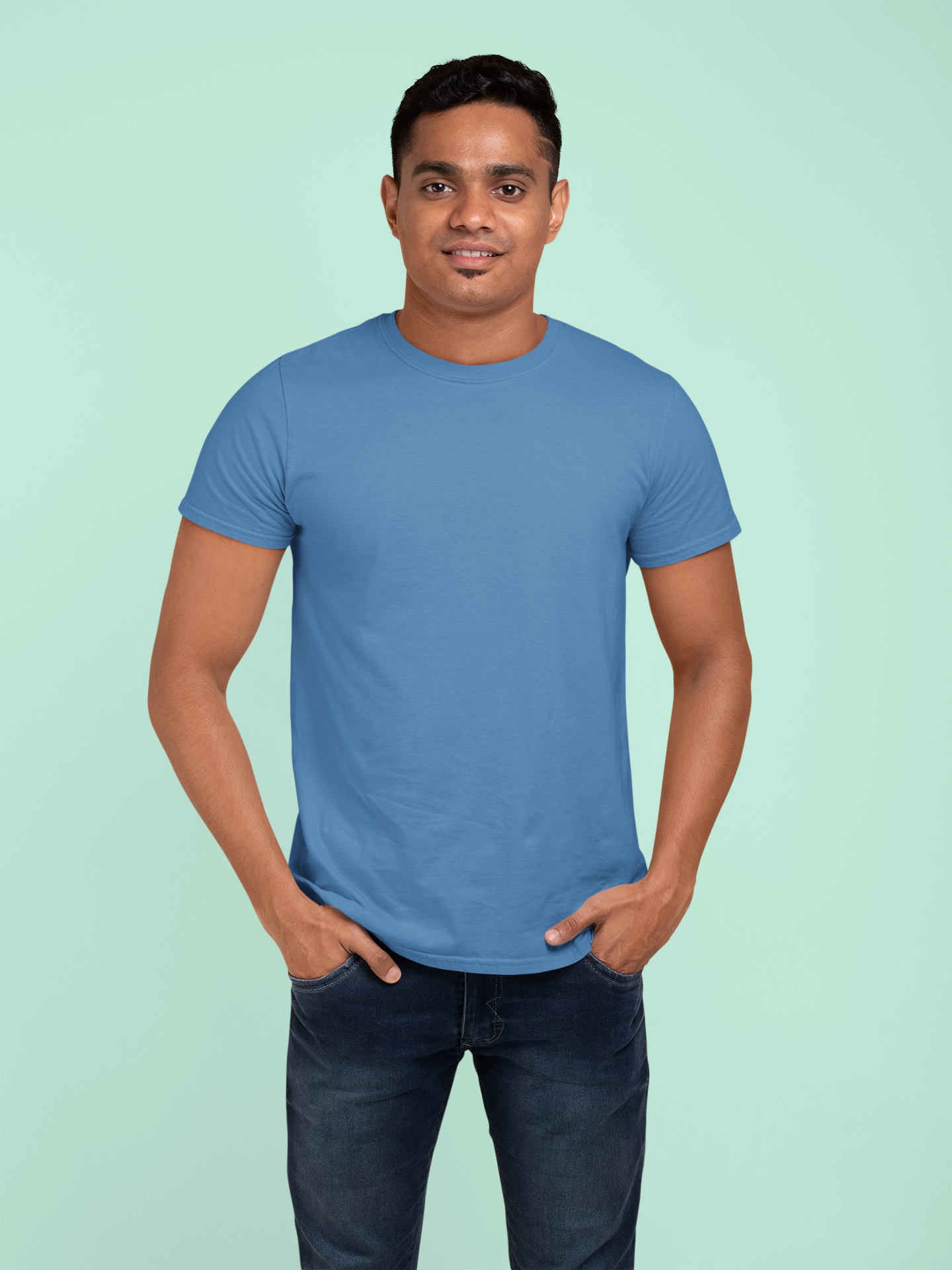 Royal Blue Platinum 180 GSM Unisex Round Neck
