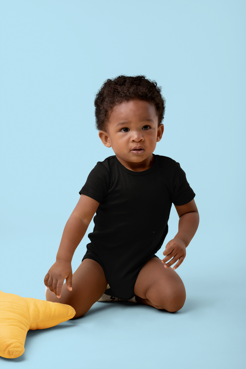 Black Kids Premium 160 Infant Romper