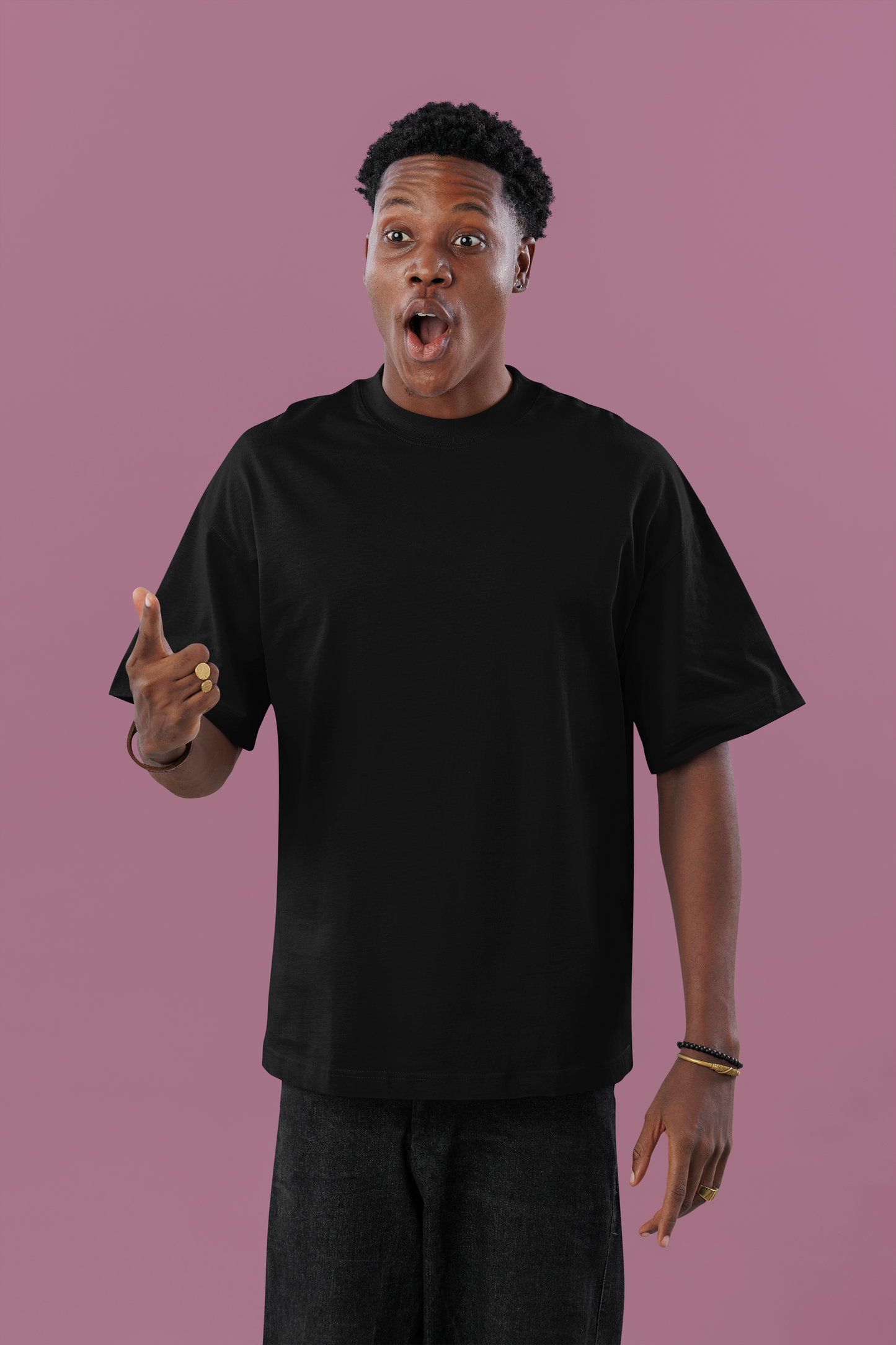 Black Men Premium 180 Oversized