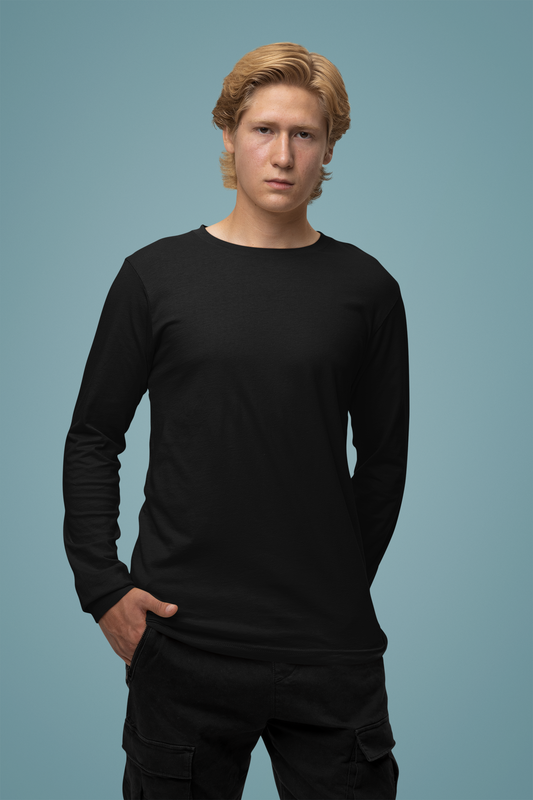 Black Men Platinum 180 Full Sleeve Round Neck
