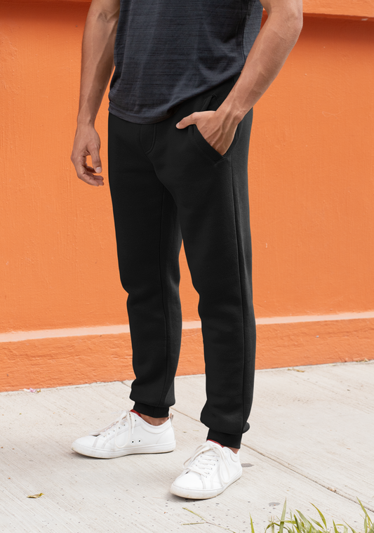 Black Men TerrySoft Sweat Jogger