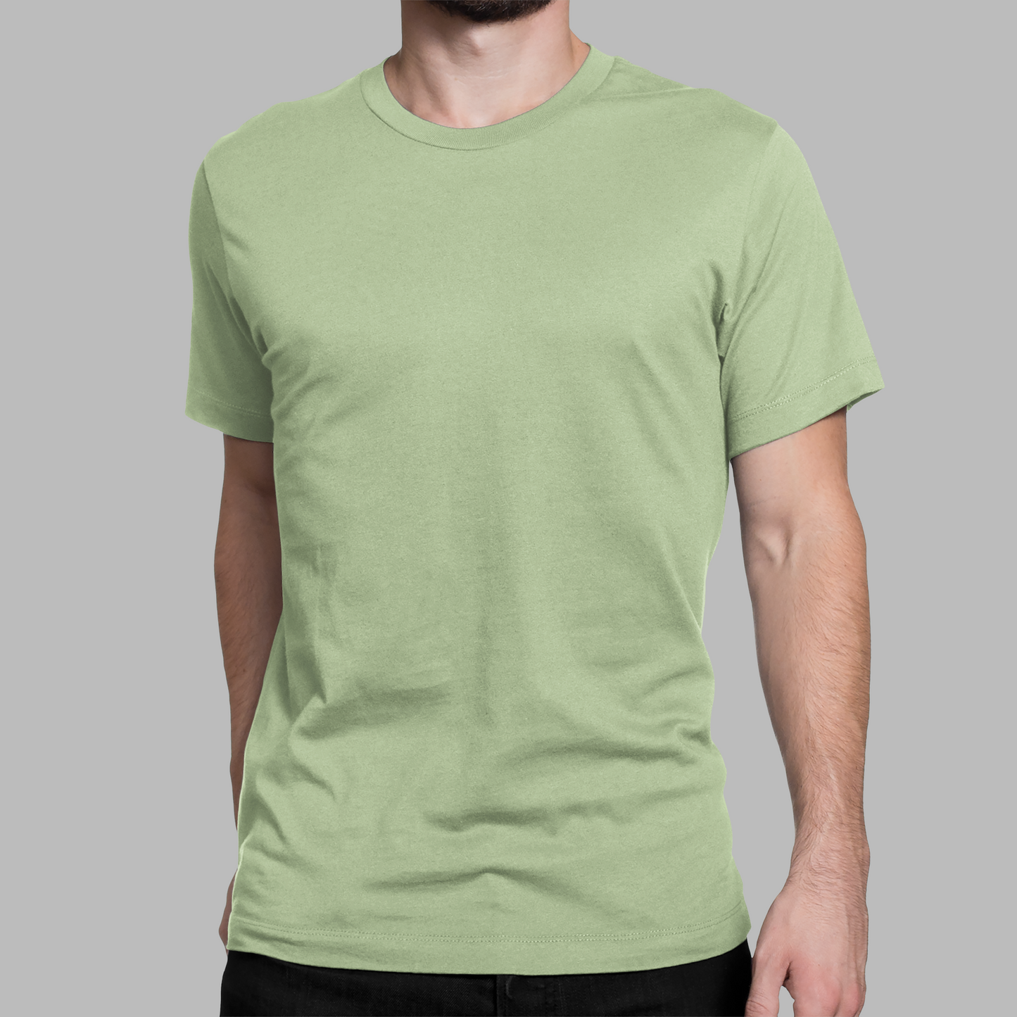 Kiwi Green Platinum 180 GSM Unisex Round Neck