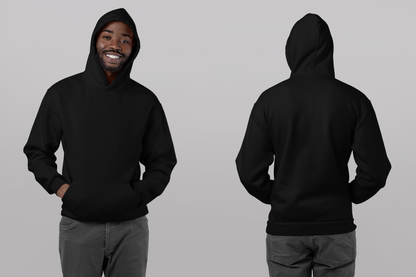 Black Snowsoft Unisex Pullover Hoodie