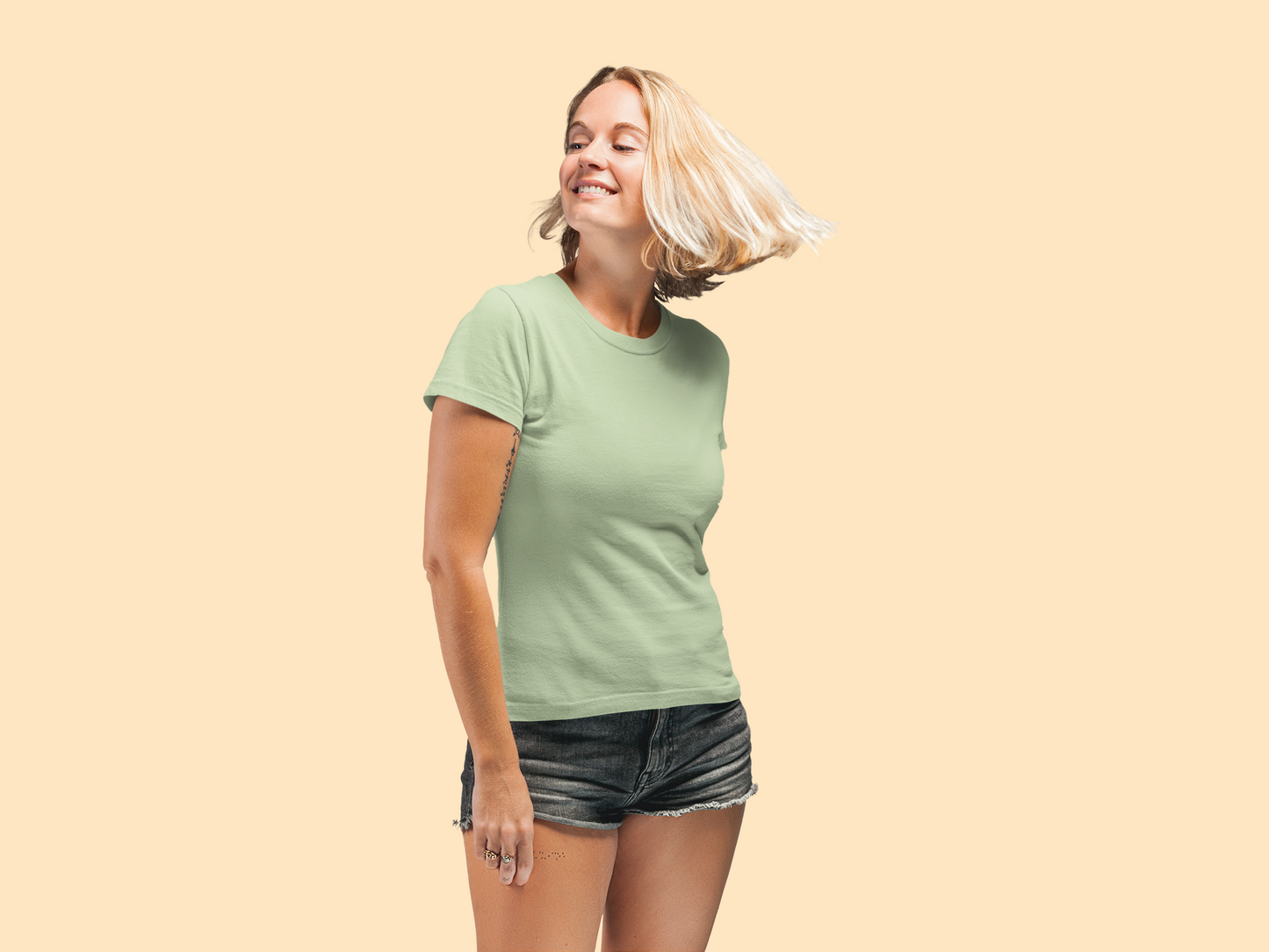 Kiwi Green Platinum 180 GSM Unisex Round Neck