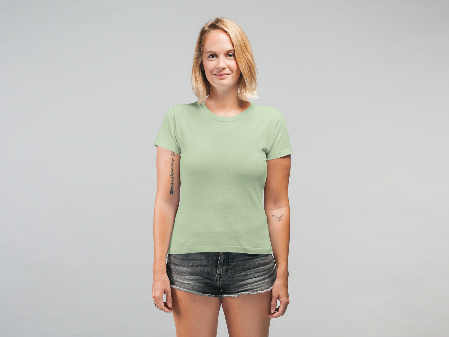 Kiwi Green Platinum 180 GSM Unisex Round Neck