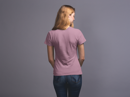 Pink Premium 160 Women Round Neck