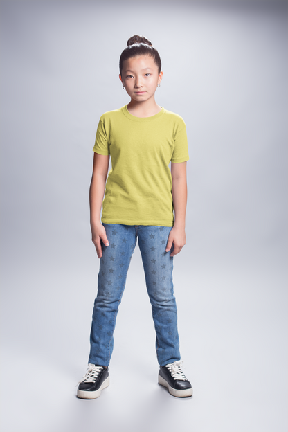 Yellow Kids Premium 160 Toddler Round Neck