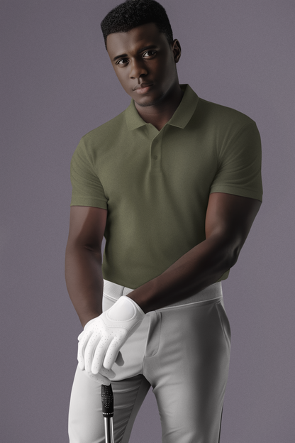 Olive Green Executive Unisex Polo