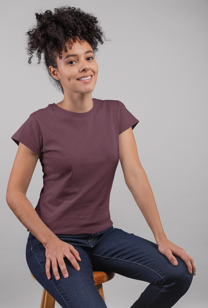 Maroon Premium 160 GSM Unisex Round Neck