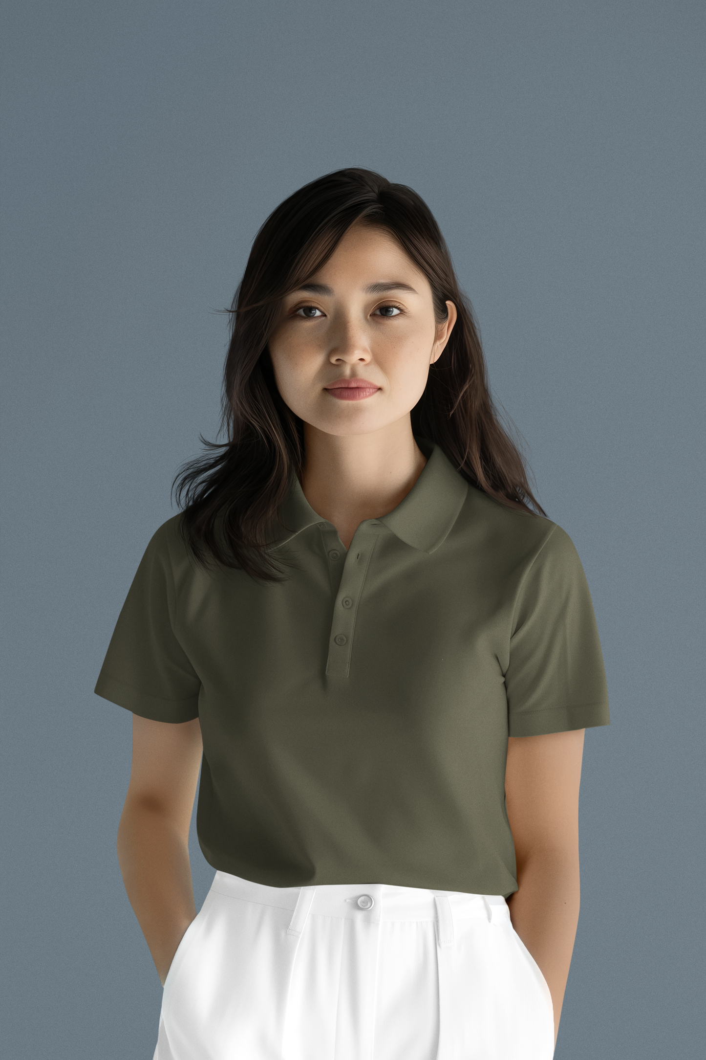 Olive Green Executive Unisex Polo