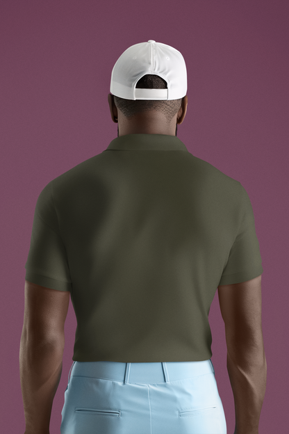 Olive Green Executive Unisex Polo