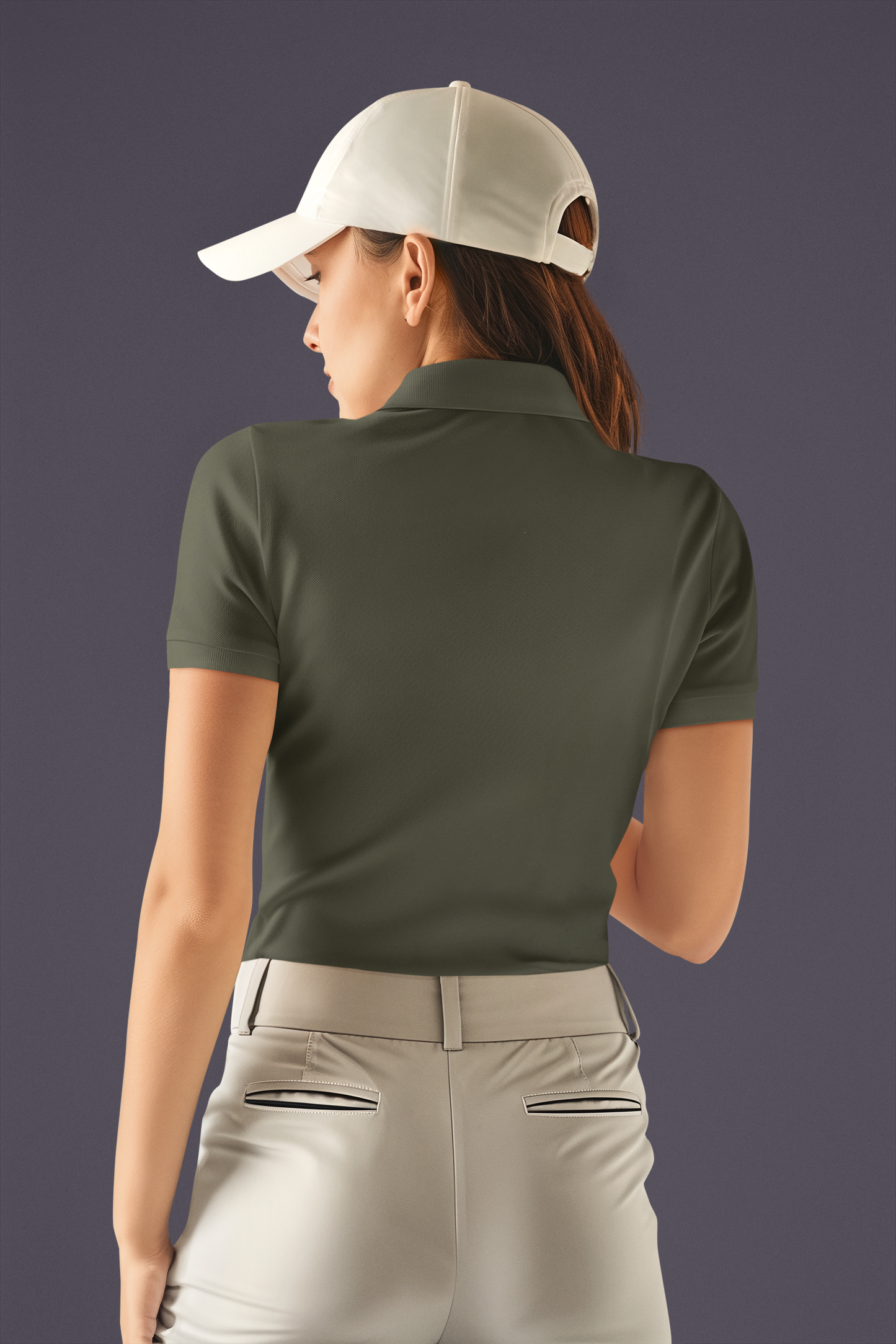 Olive Green Executive Unisex Polo