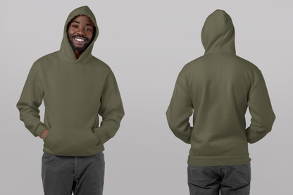 Olive Green Snowsoft Unisex Pullover Hoodie
