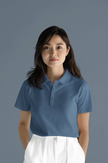Petrol Blue Executive Unisex Polo