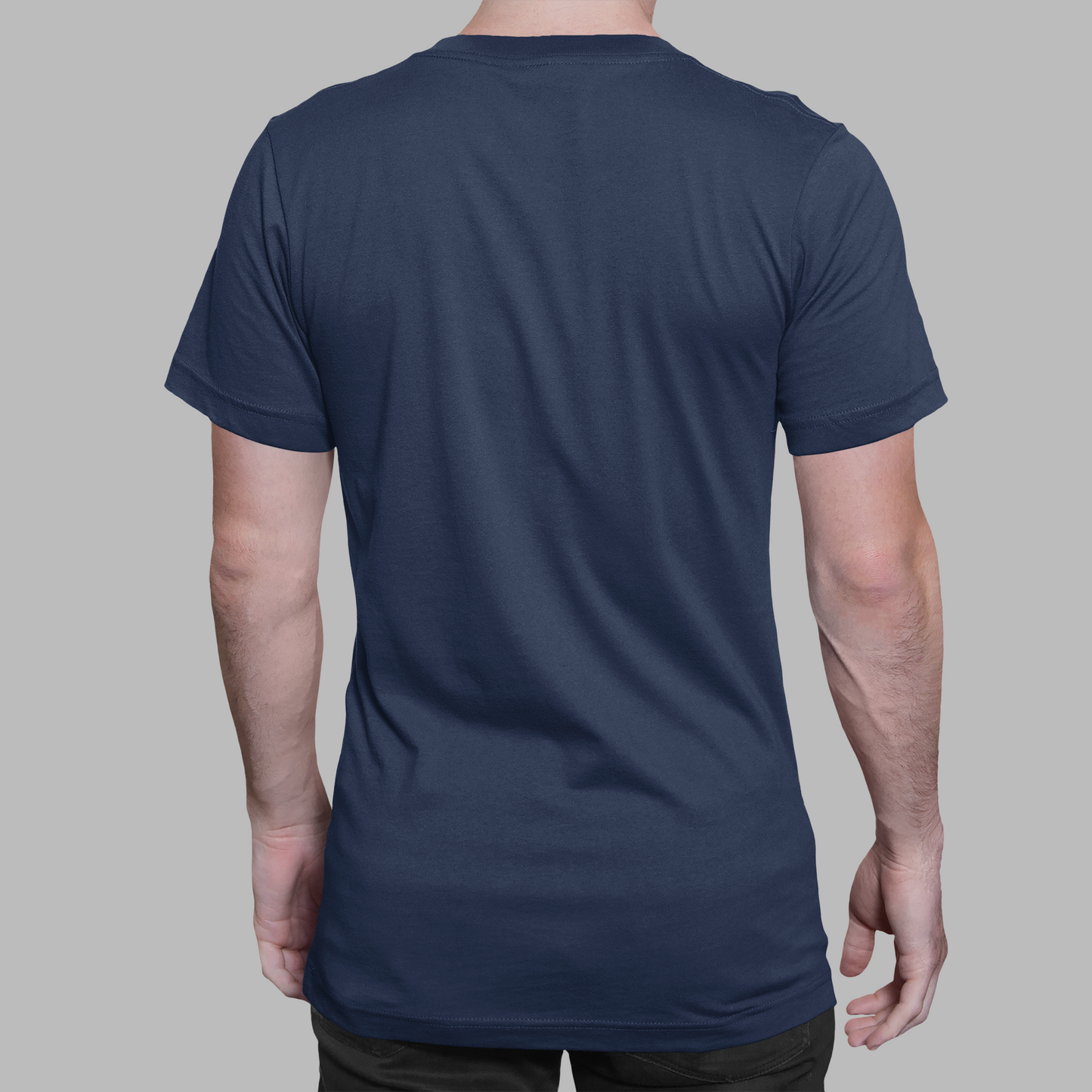 Dark Navy Blue Premium 160 GSM Unisex Round Neck